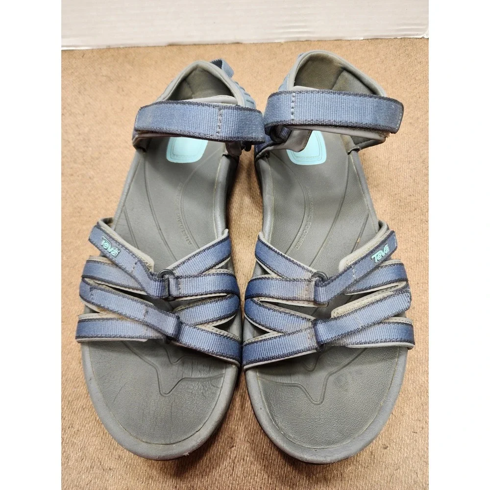 Teva Women Tirra Bering Sea Strappy Sports Sandals US 10